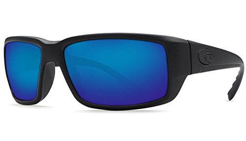 Costa Del Mar Fantail 580G Blackout/Blue Mirror Polarized Sunglasses