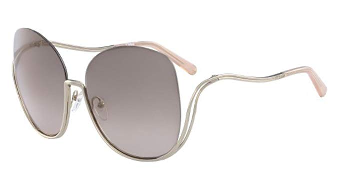 Chloe Women's Milla - CE125SL Gold/Transpaent Peach Sunglasses