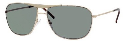 Giorgio Armani 886/S Men's Aviator Full Rim Sports Sunglasses - Gold/Green Foster / Size 61/14-135