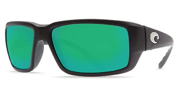 Costa Del Mar Fantail 580G Black/Green Mirror Polarized Lens 60mm Sunglasses