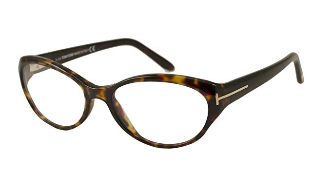 Tom Ford Oval Eyeglasses TF5244 052 Tortoise 5244