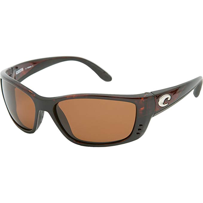 Costa Del Mar Fisch Sunglasses Black / Copper 580Glass