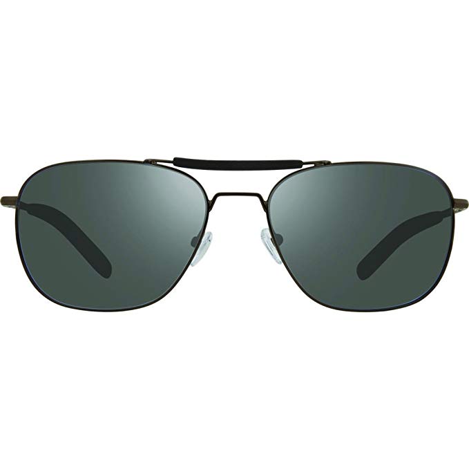 Revo Re 1067 Pierson Polarized Aviator Sunglasses, Gunmetal, 59 mm